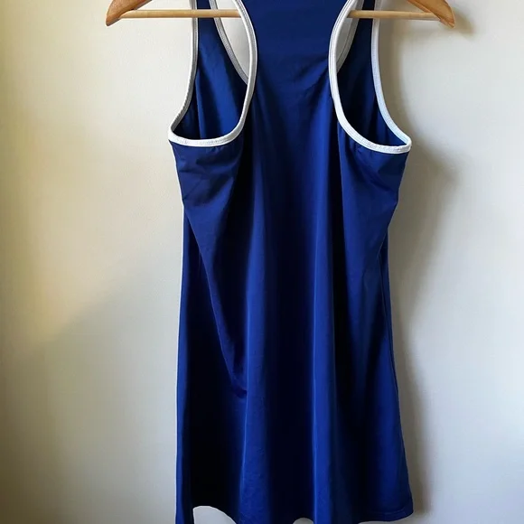 BOAST Tennis Dress Sporty Blue Activewear Athletic Preppy Tennis prep Stretch M